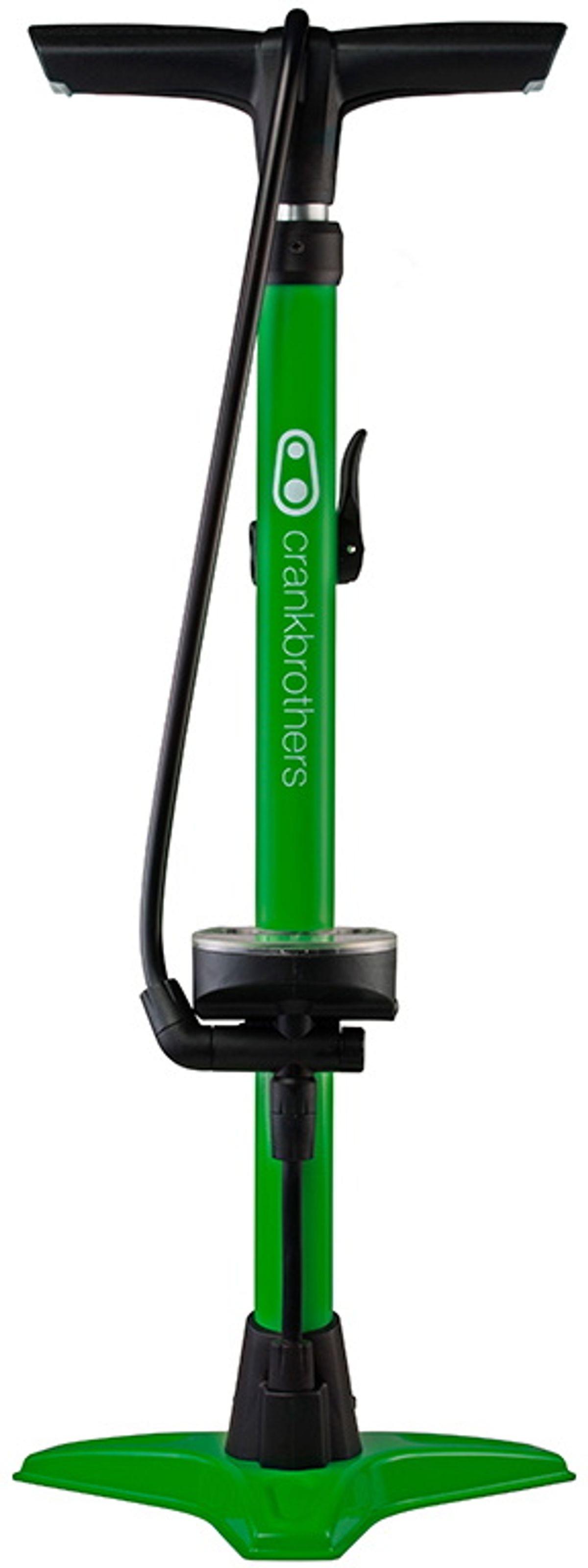 CrankBrothers Floor Pump / Fodpumpe Gem w. Analog Gauge - 160psi/11bar - Grøn