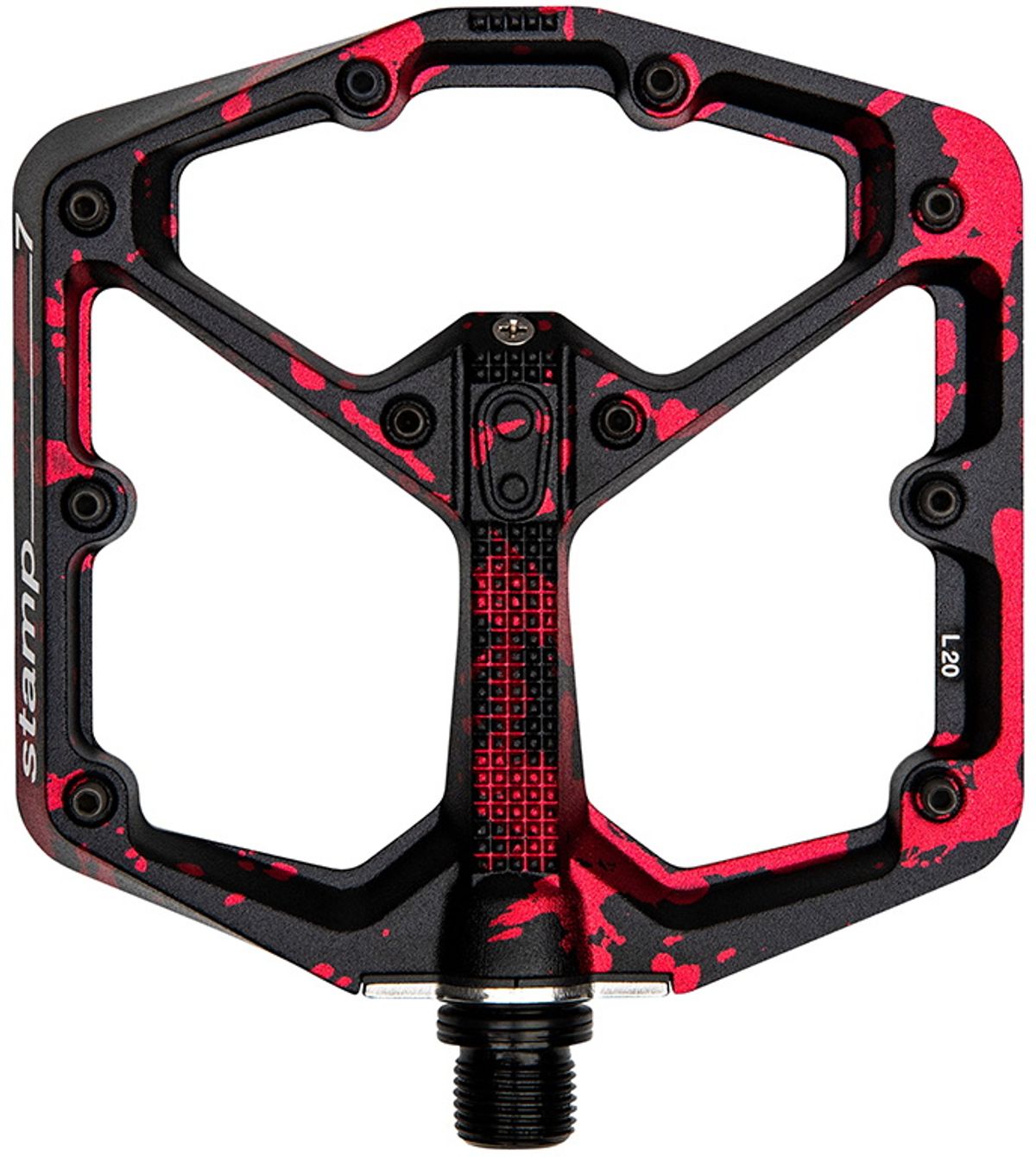 CrankBrothers Pedal Stamp 7 - Large - Red