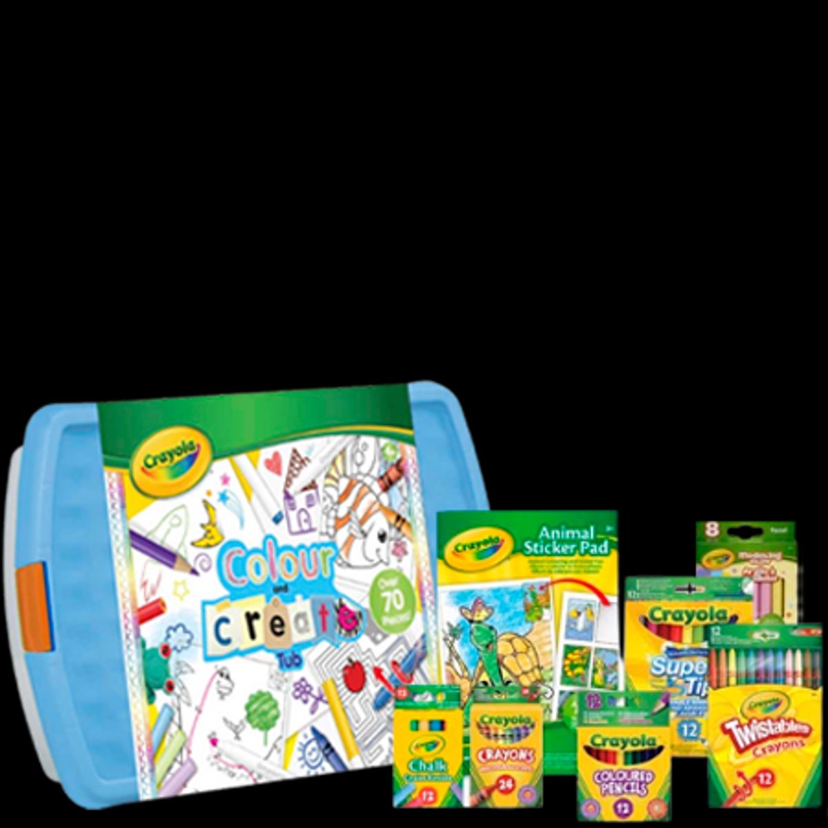 Crayola Create Tub - 83 dele