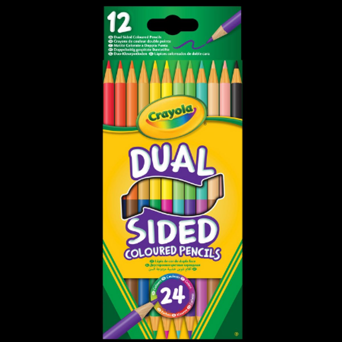 Crayola Dual Sided Farveblyanter - 12 stk