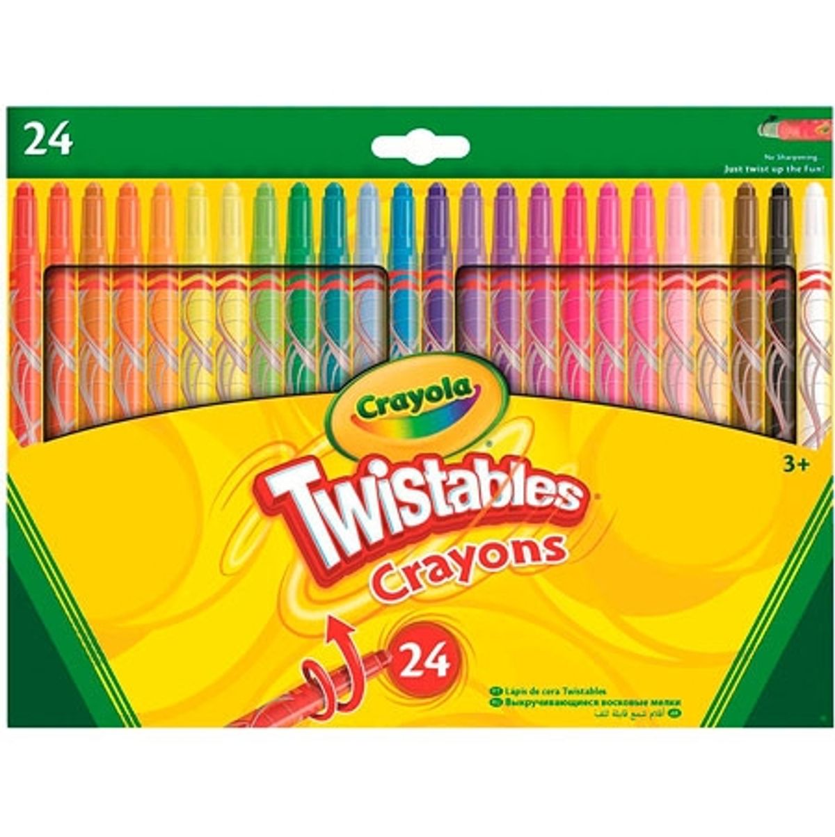 Crayola Twistables Farvekridt - 24 stk