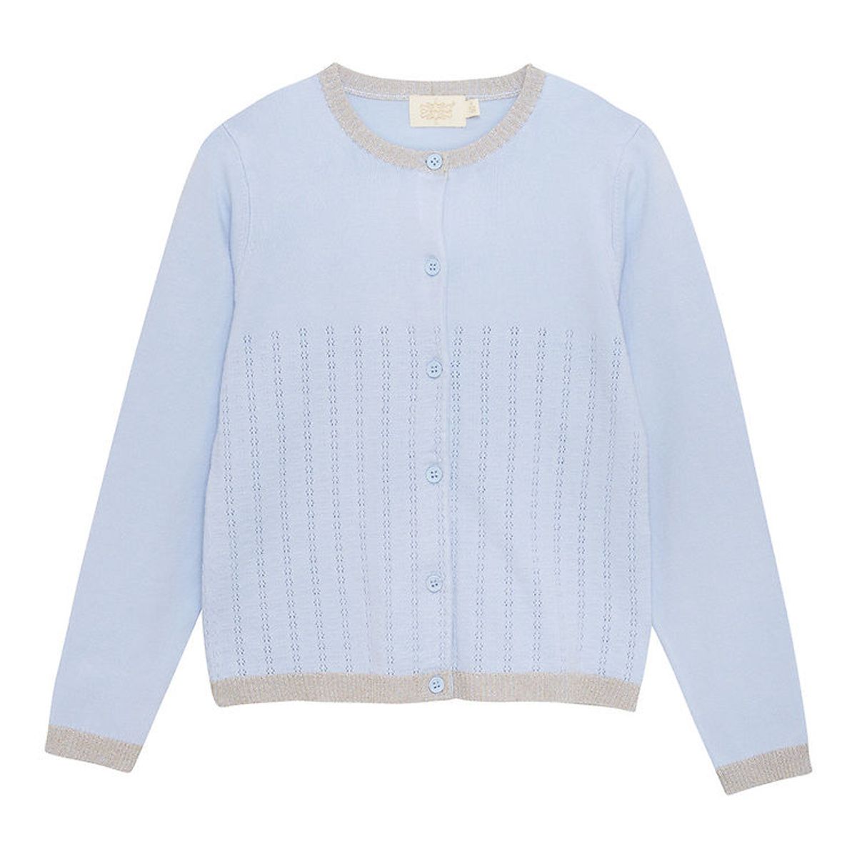 Creamie Cardigan - Pointelle - Xenon Blue