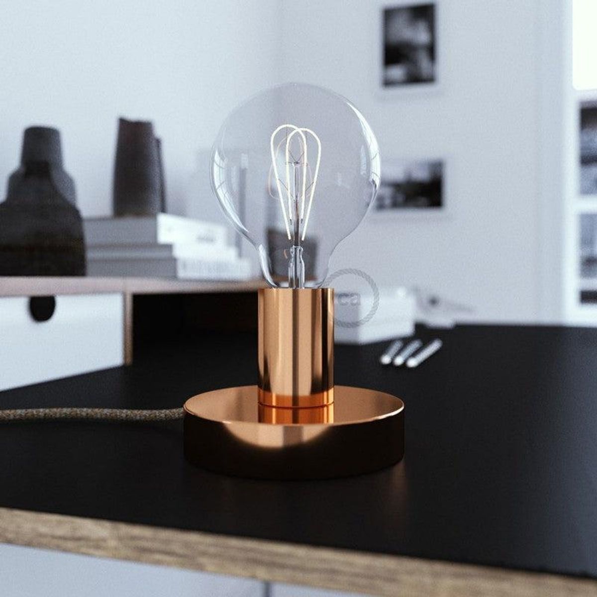 Creative Cables Posaluce Bordlampe Kobber