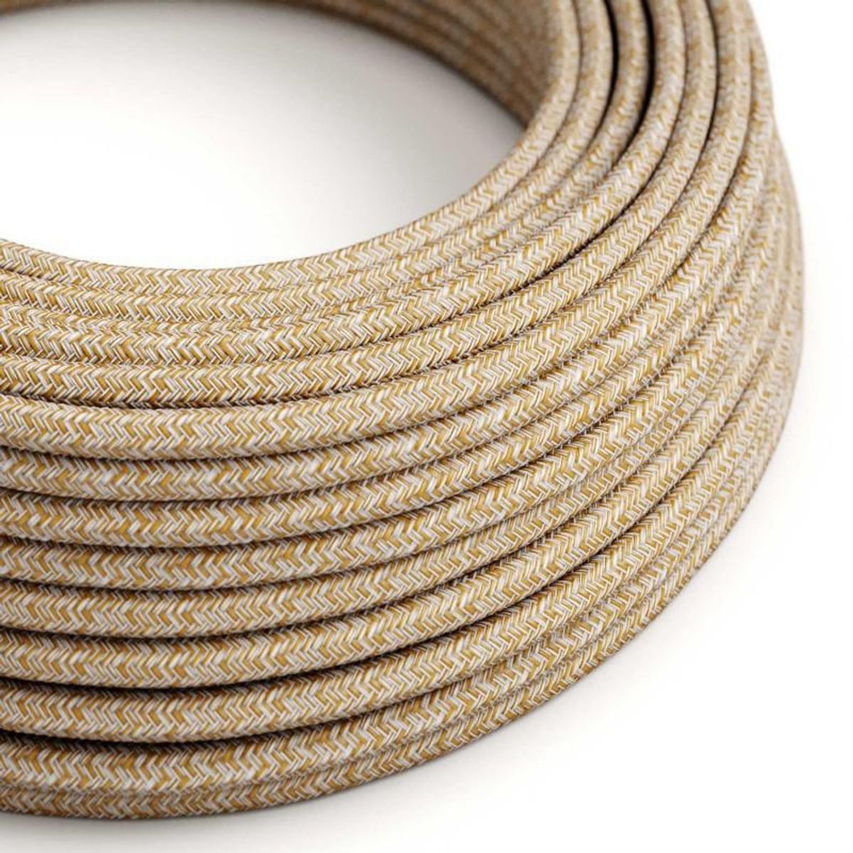 Creative Cables Stofledning Bomuld Hør Glitter Finish