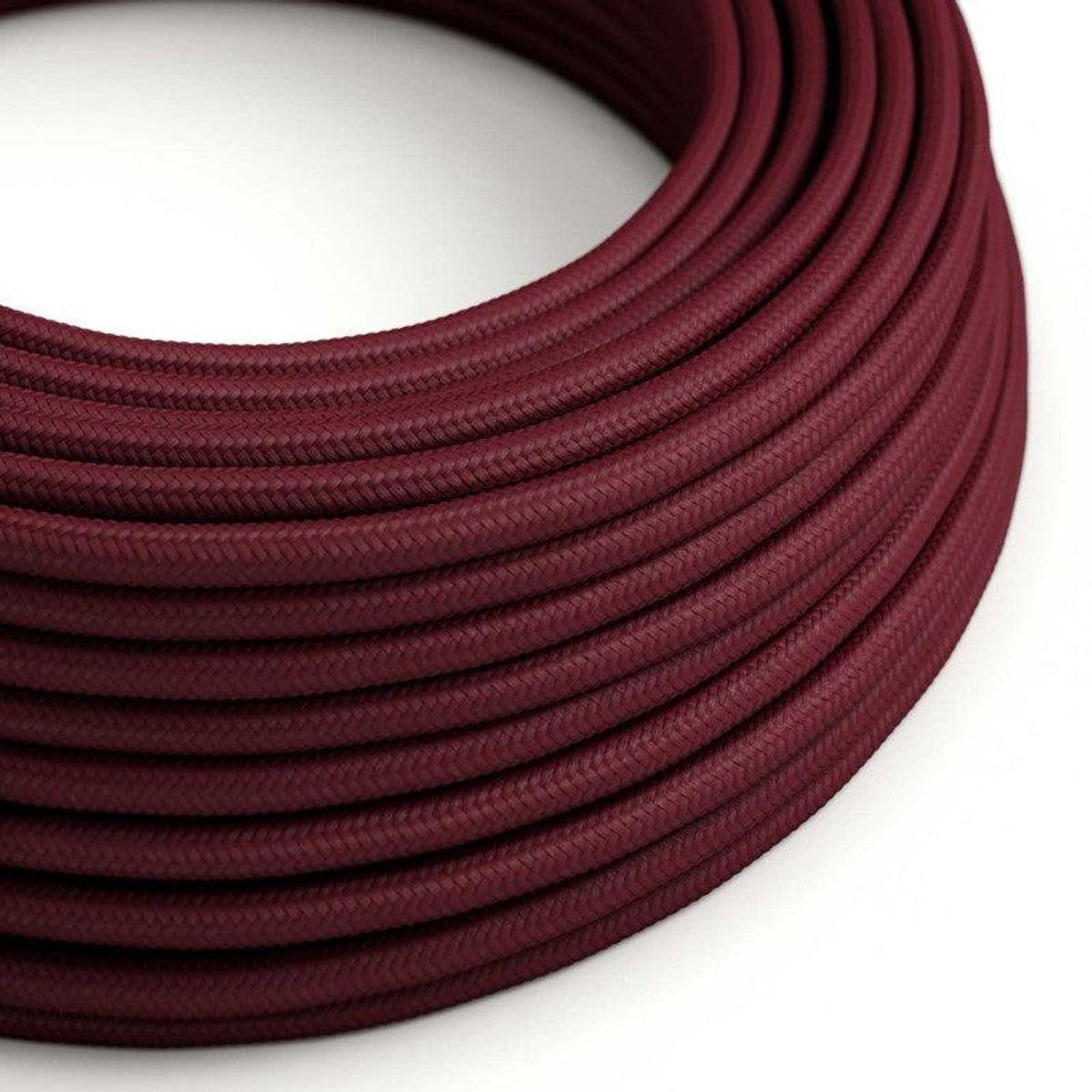 Creative Cables Stofledning Viskose Bordeaux