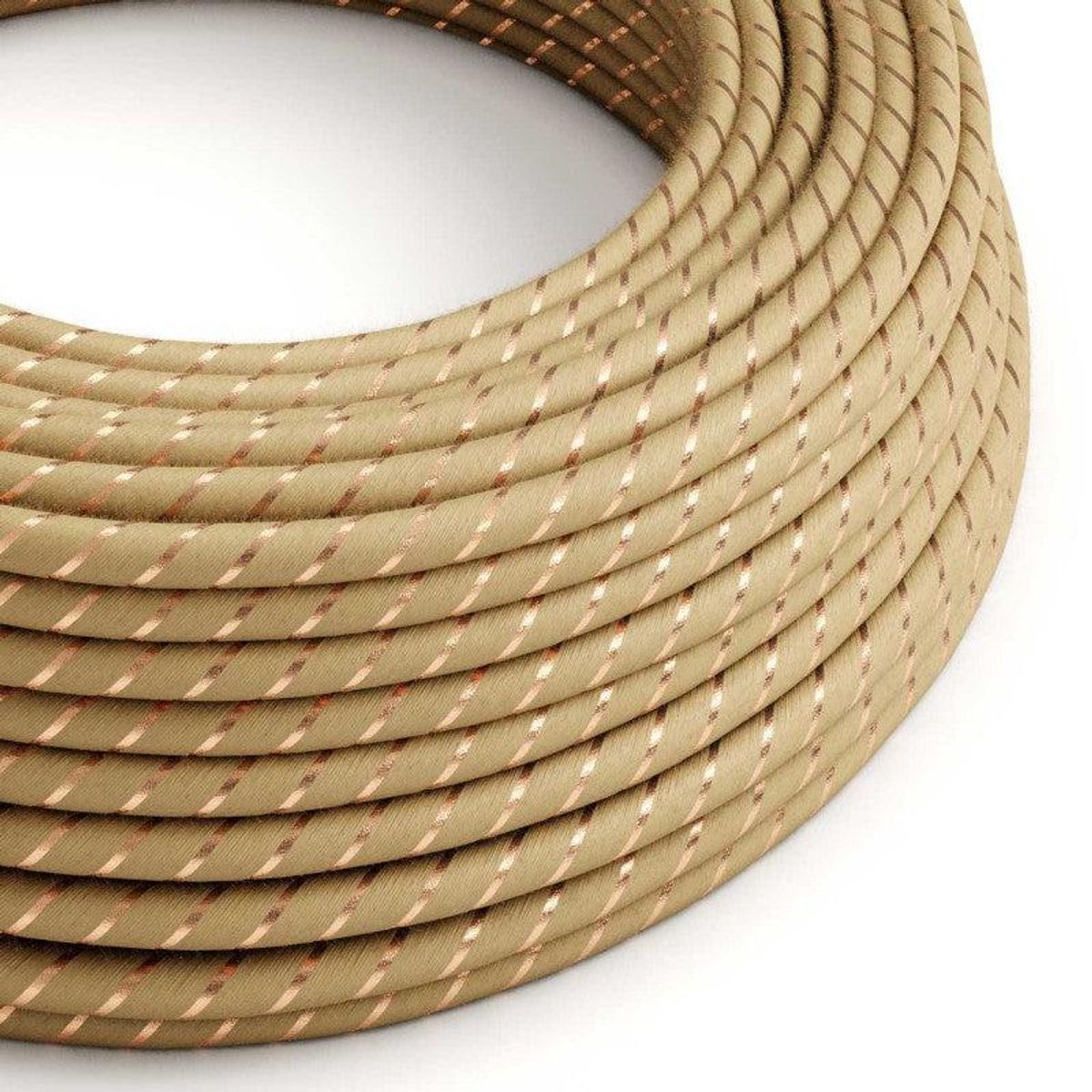 Creative Cables Stofledning Viskose Jute/kobber