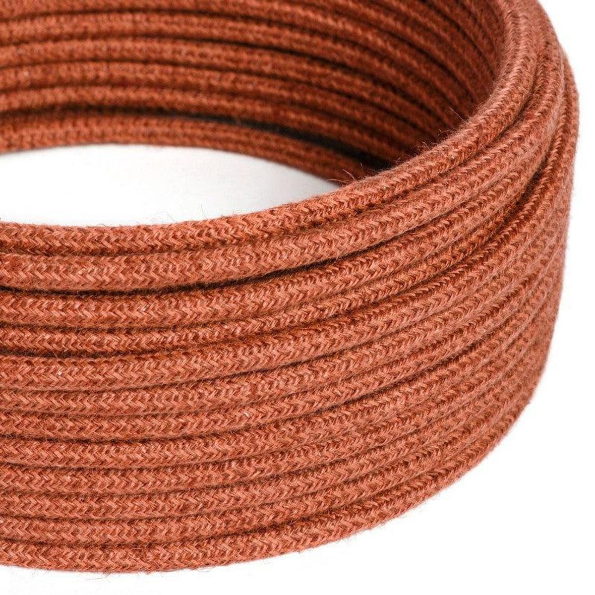 Creative Cables Stofledning Viskose Jute Plain Orange