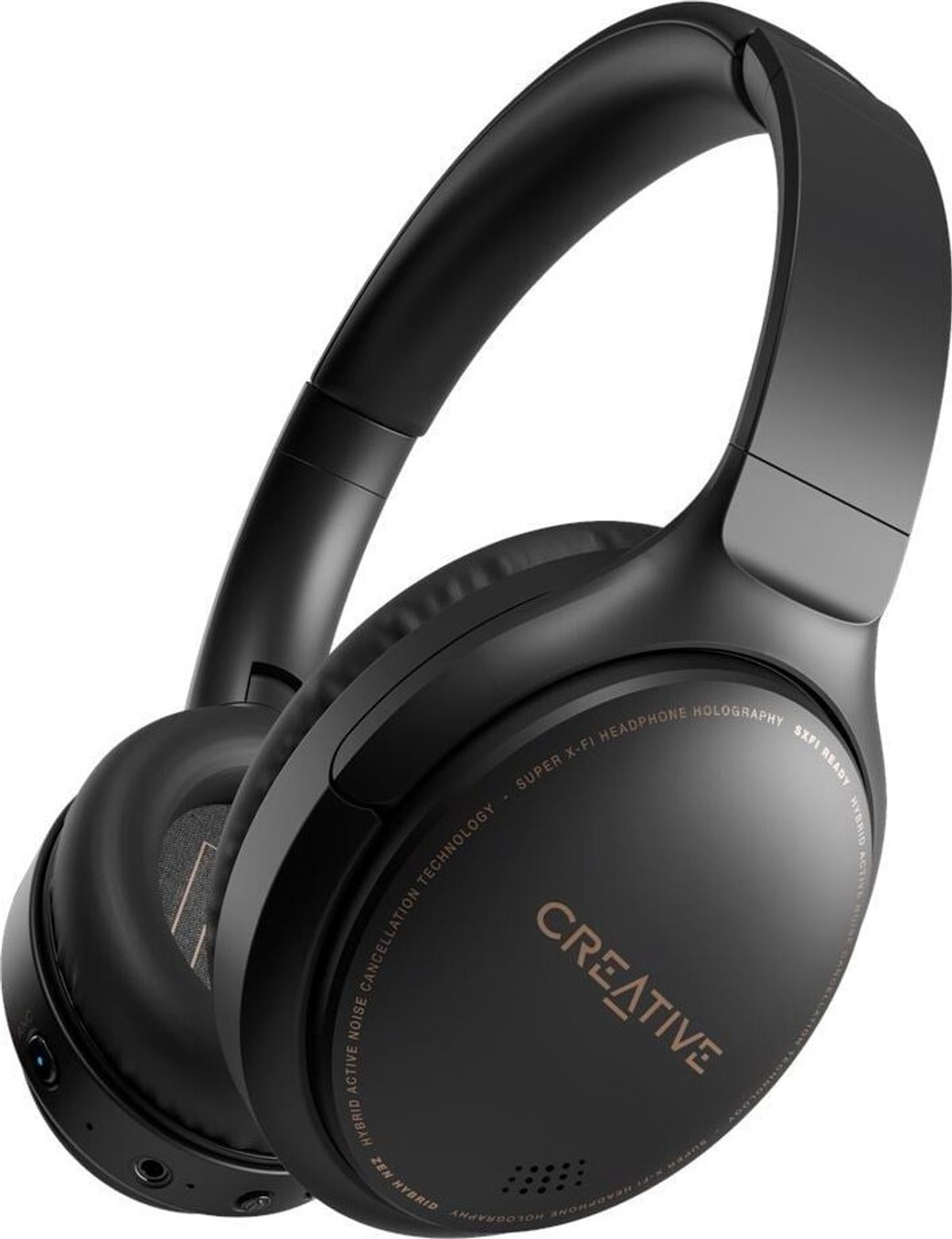 Creative - Zen Hybrid Anc Headphones - Over-ear Hovedtelefoner - Sort