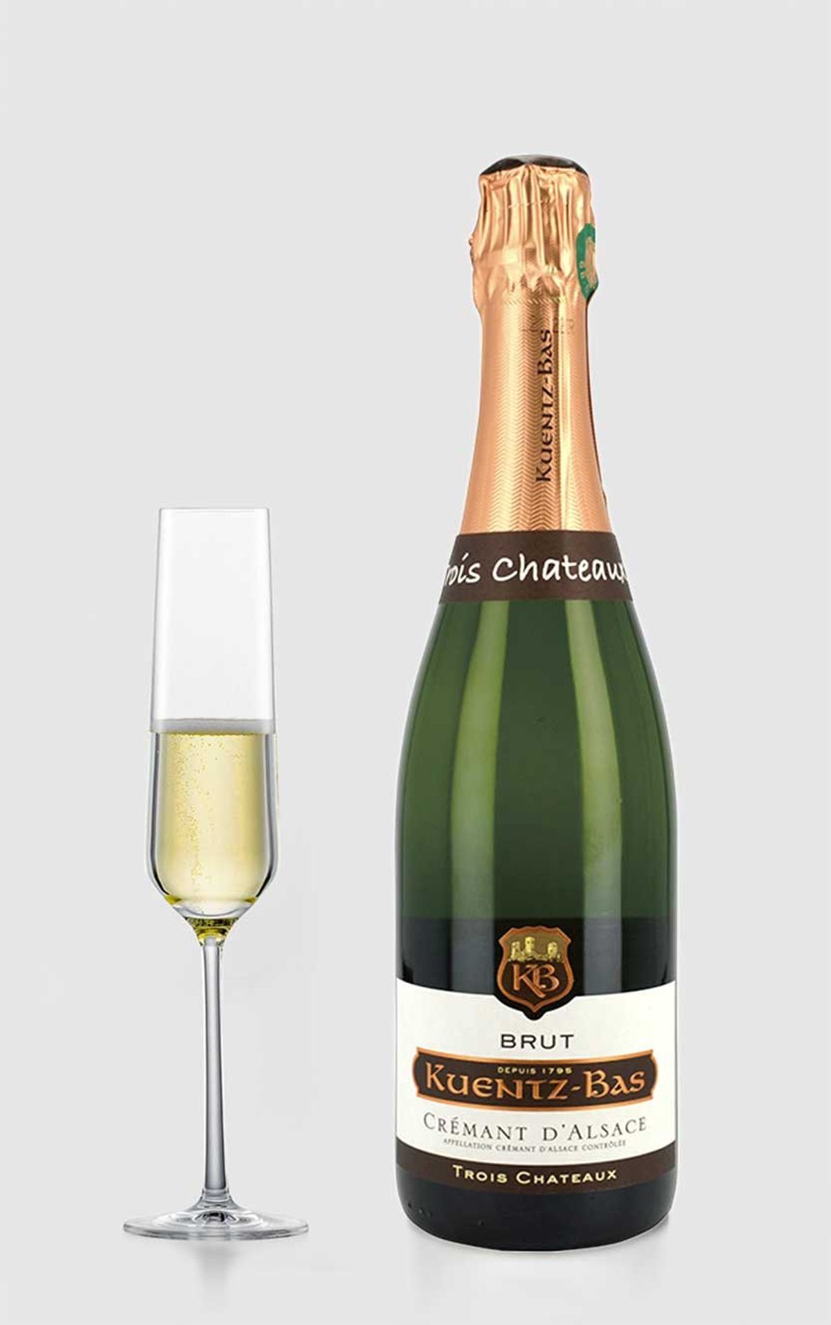 Cremant D'Alsace Trois Chateaux, Kuentz-Bas Øko