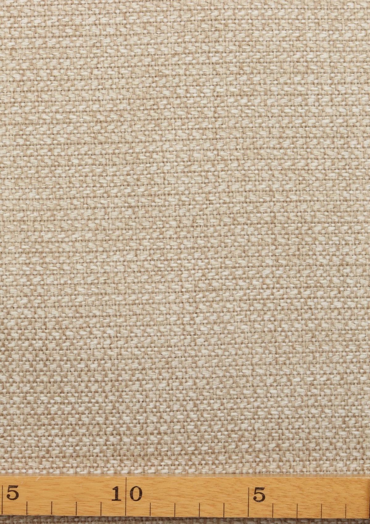 Creme/beige møbelstof - Uld/polyester