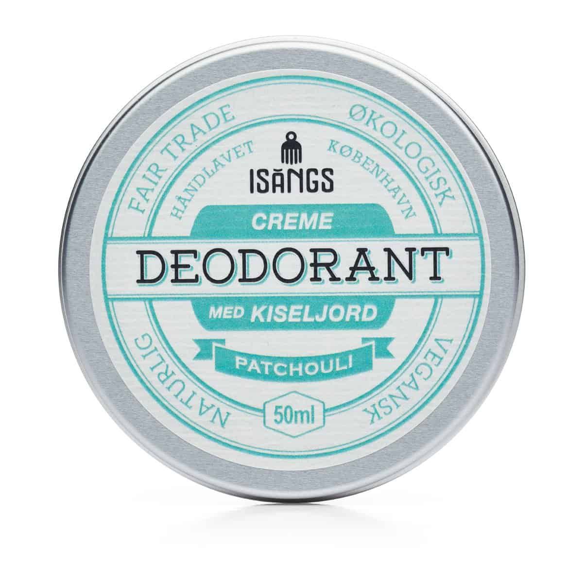 Creme deodorant med Kiseljord - Patchouli - 50 ml