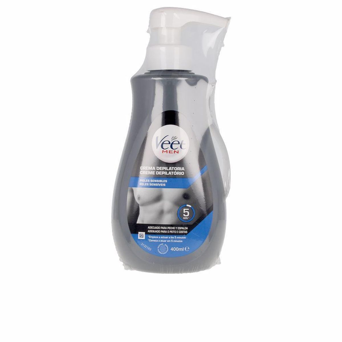 Creme Depilatório Corporal Veet Men Følsom hud (400 ml)