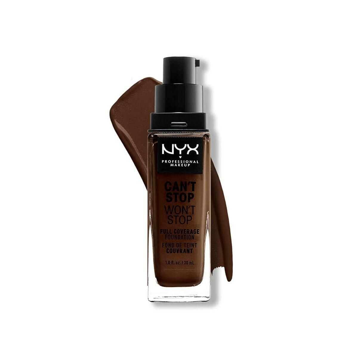 Cremet Make Up Foundation NYX Can't Stop Won't Stop Deep Ebony 30 ml