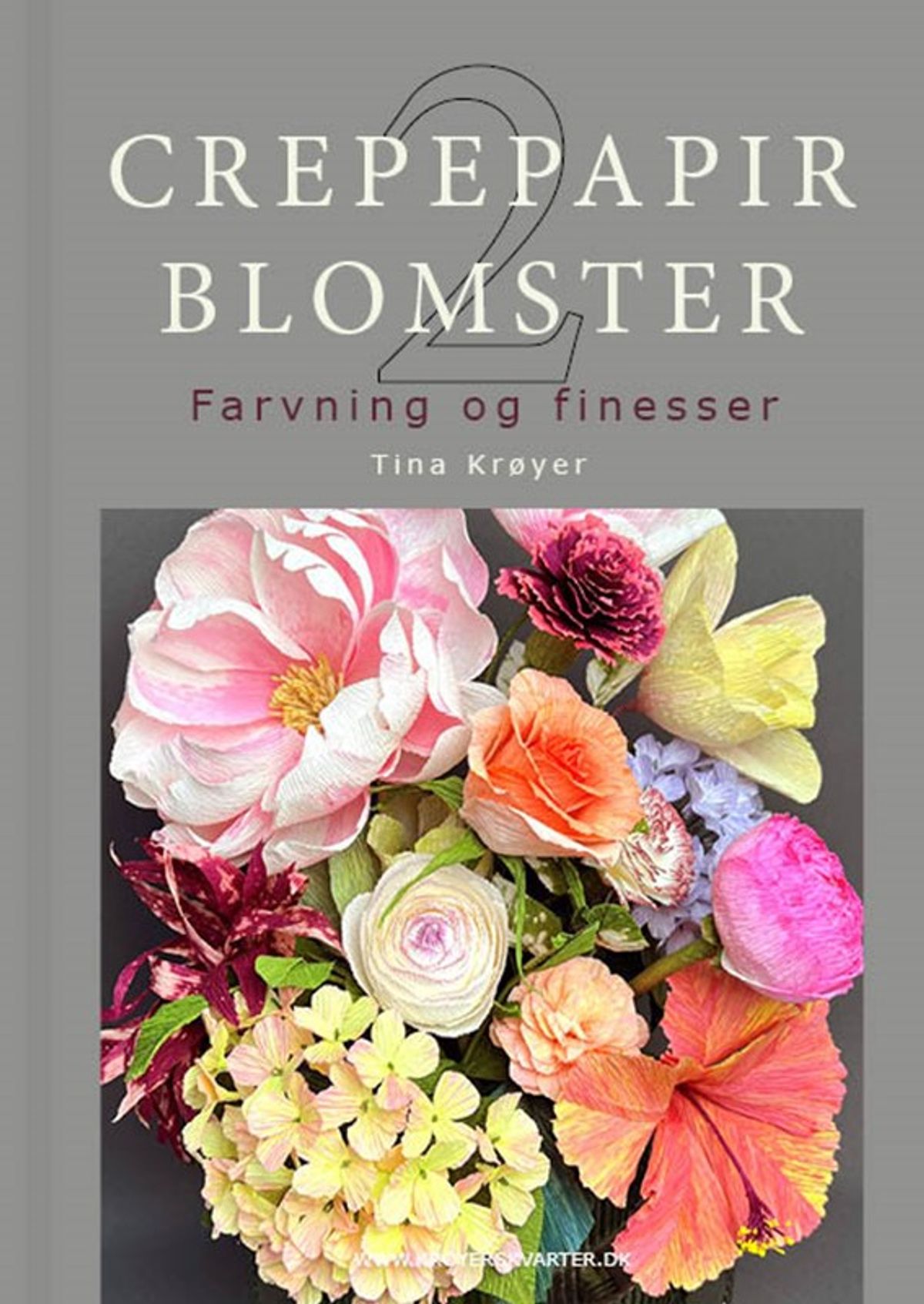 Crepepapirblomster 2, farvning og finesser