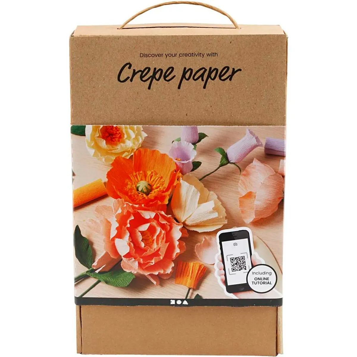 Crepepapirblomster Start DIY Kit ass. farver