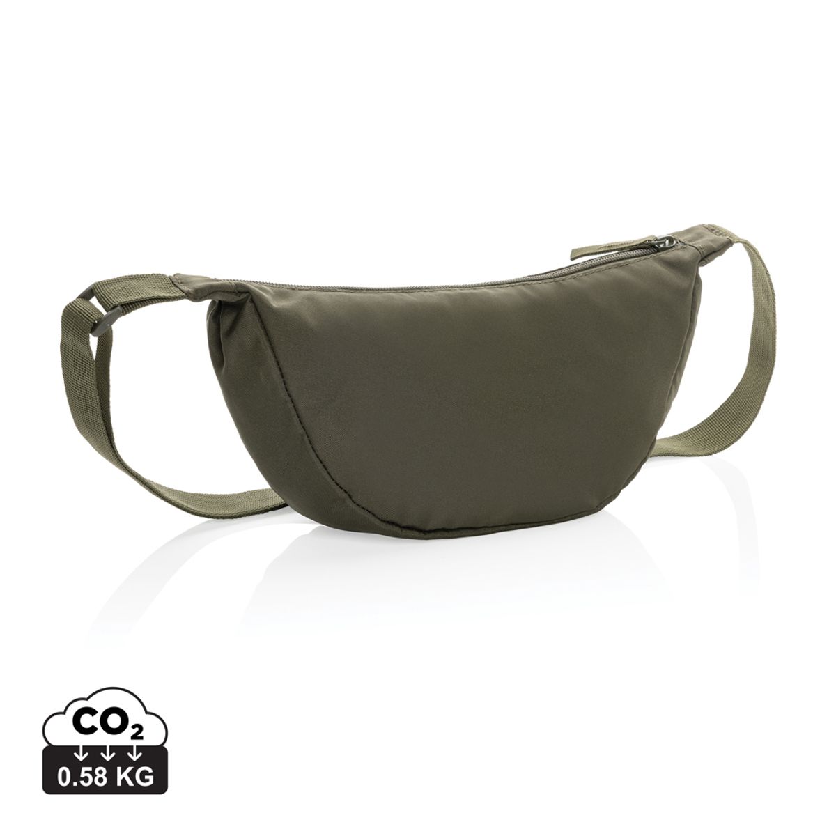 Crescent Aware&trade; Rpet Halvmåne Sling bag, Khaki