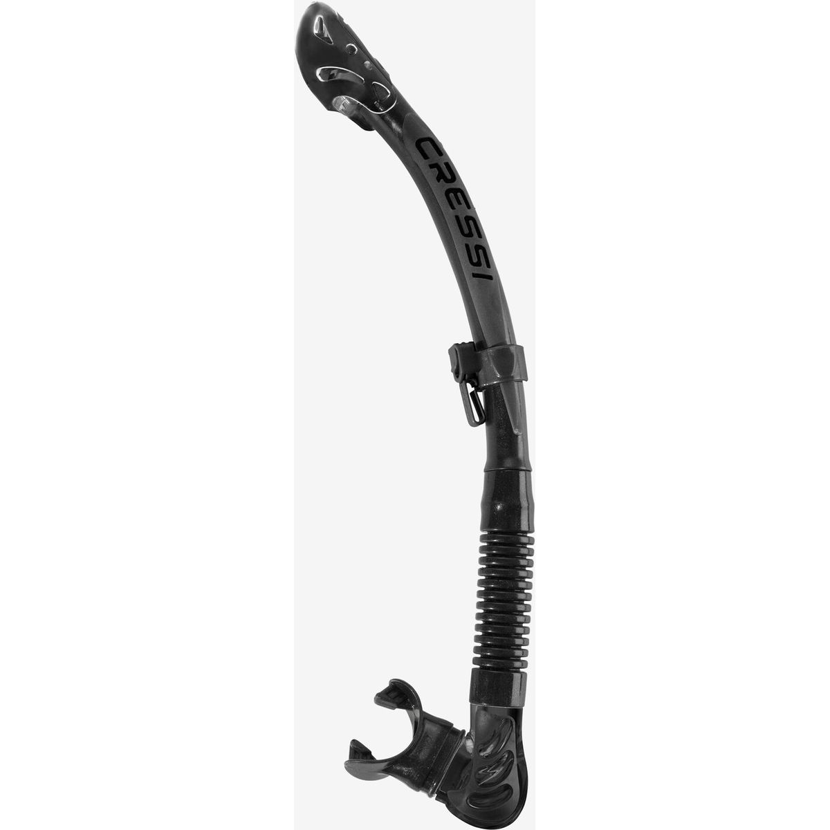 Cressi - Alpha Ultra Dry snorkel (Sort)