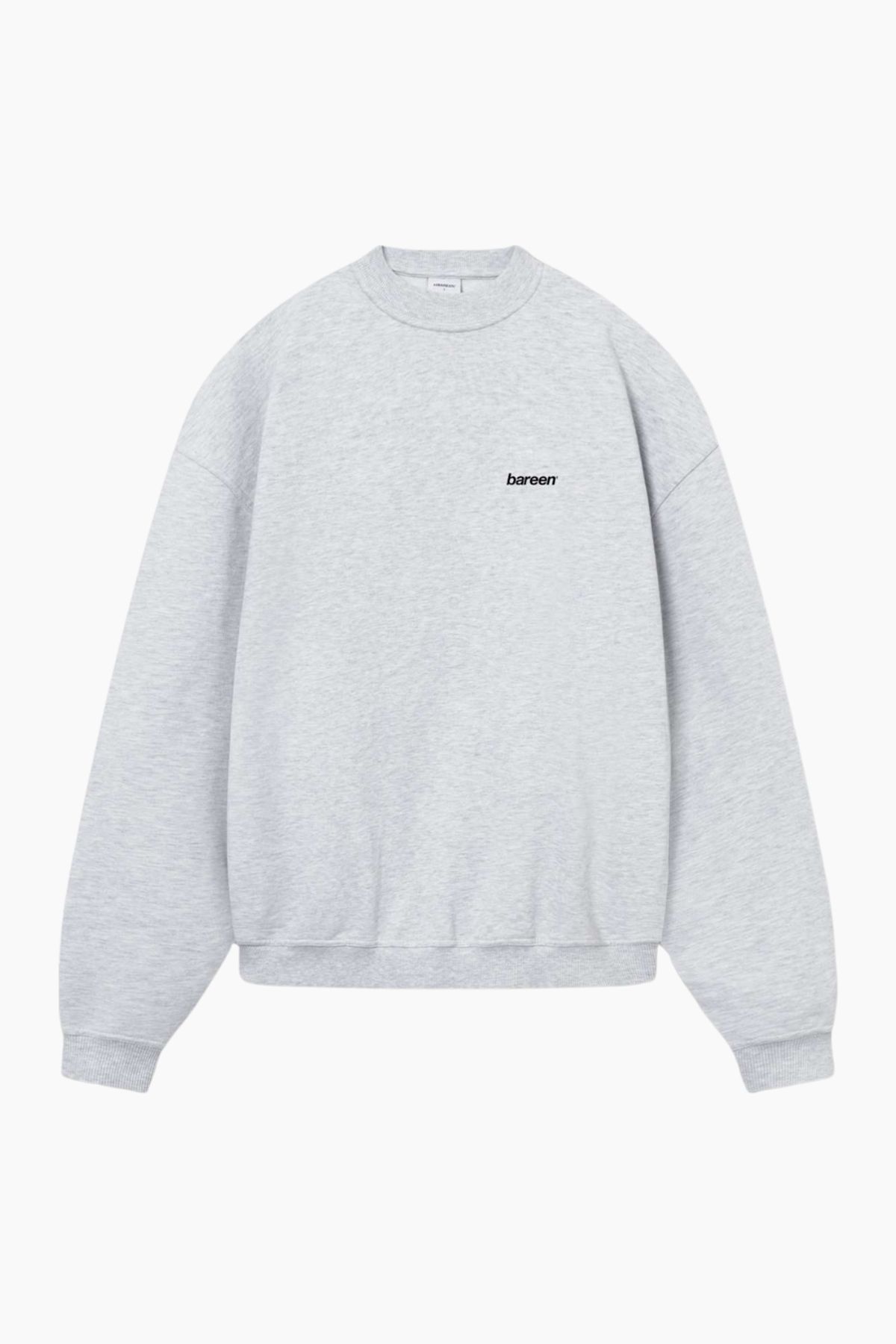 Crewneck Oversize Logo 2.0 - Cloudy Grey - bareen - Grå L