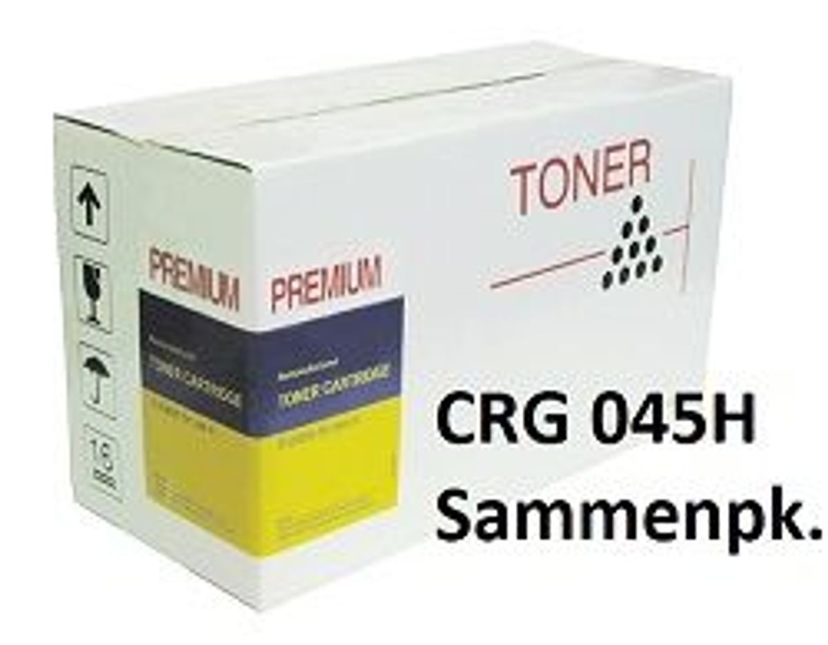 CRG-045H Multipack Lasertoner 4 Toner - Uoriginal Canon