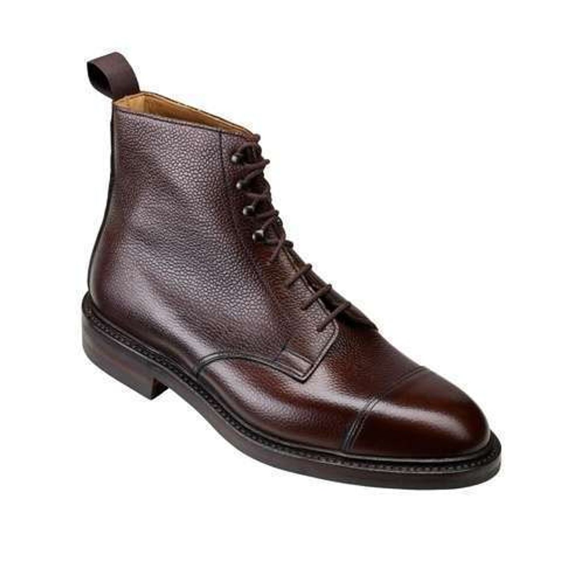 Crockett & Jones Coniston mørk brun skotsk kornstøvle