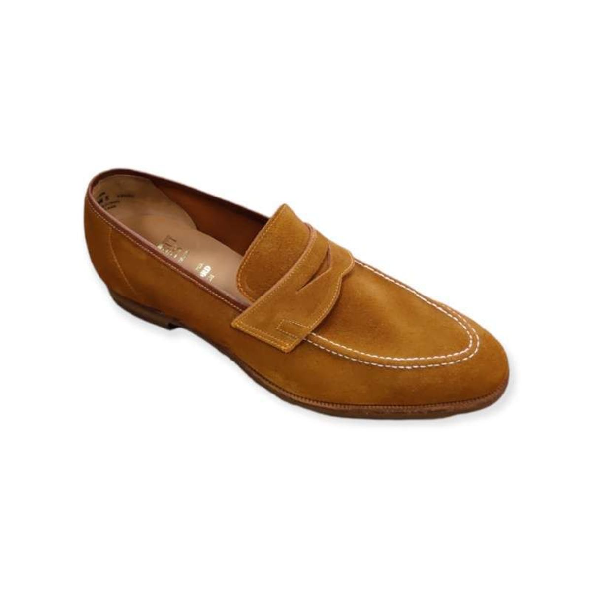 Crockett & Jones Teign Orange Loafer i ruskind