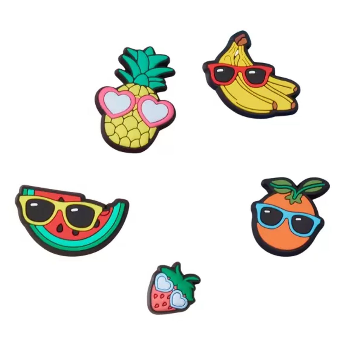 Crocs Cute Fruit With Sunnies Jibbitz 5-pack