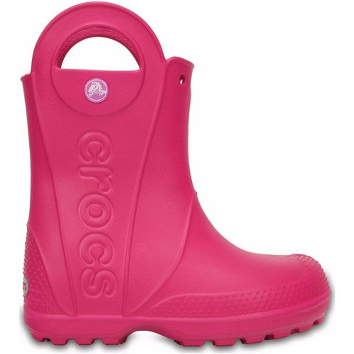 Crocs - Gummistøvle med håndtag, 84-0031 - Pink - 30-31