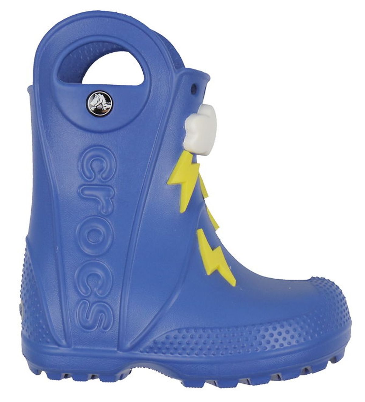 Crocs Gummistøvler - Handle It Lightning Bolt Rain Boot K - Blue