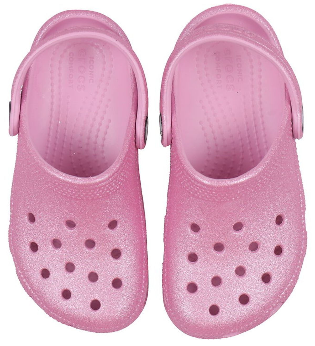 Crocs Sandaler - Classic Glitter Clog K - Pink Tweed Glitter