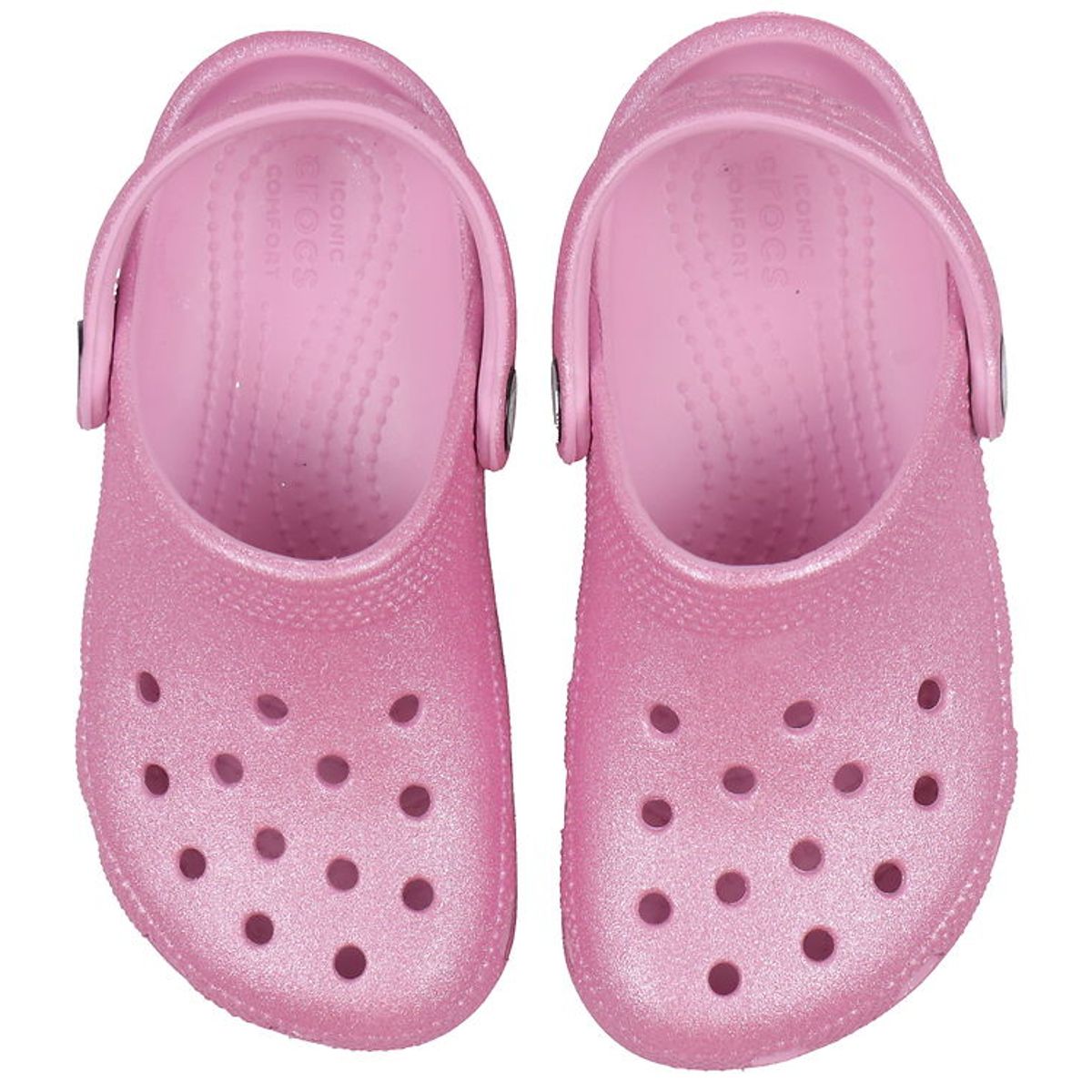 Crocs Sandaler - Classic Glitter Clog T - Pink Tweed Glitter