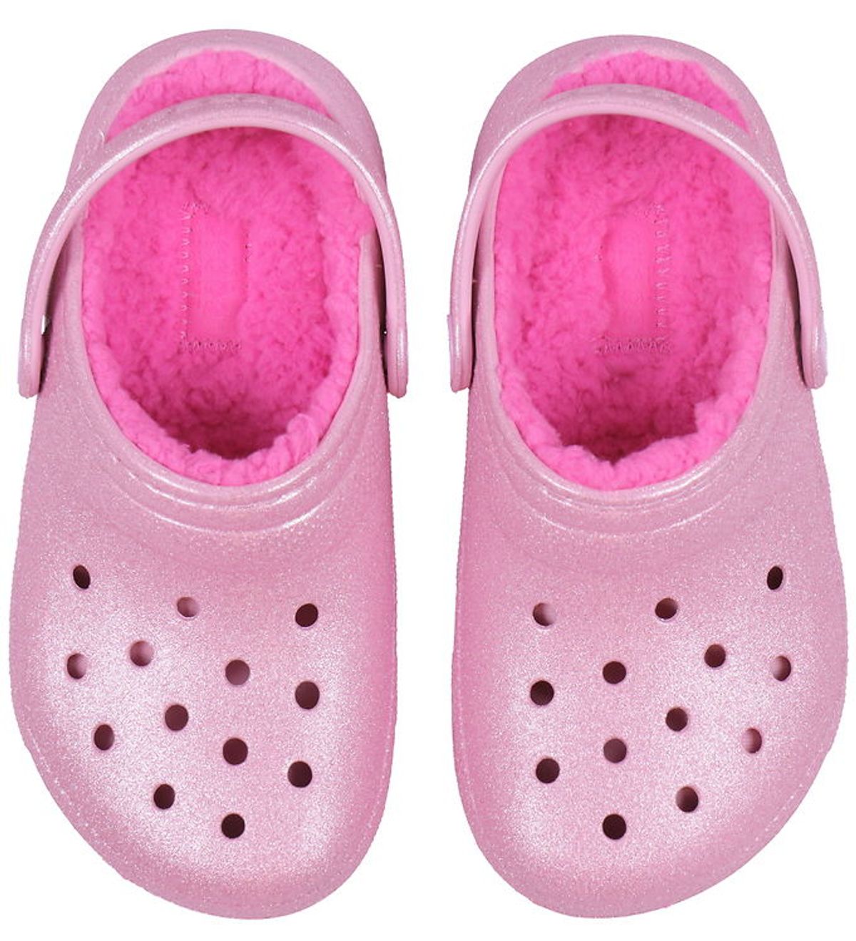 Crocs Sandaler m. For - Classic Lined Glitter Clog K - Pink Twee