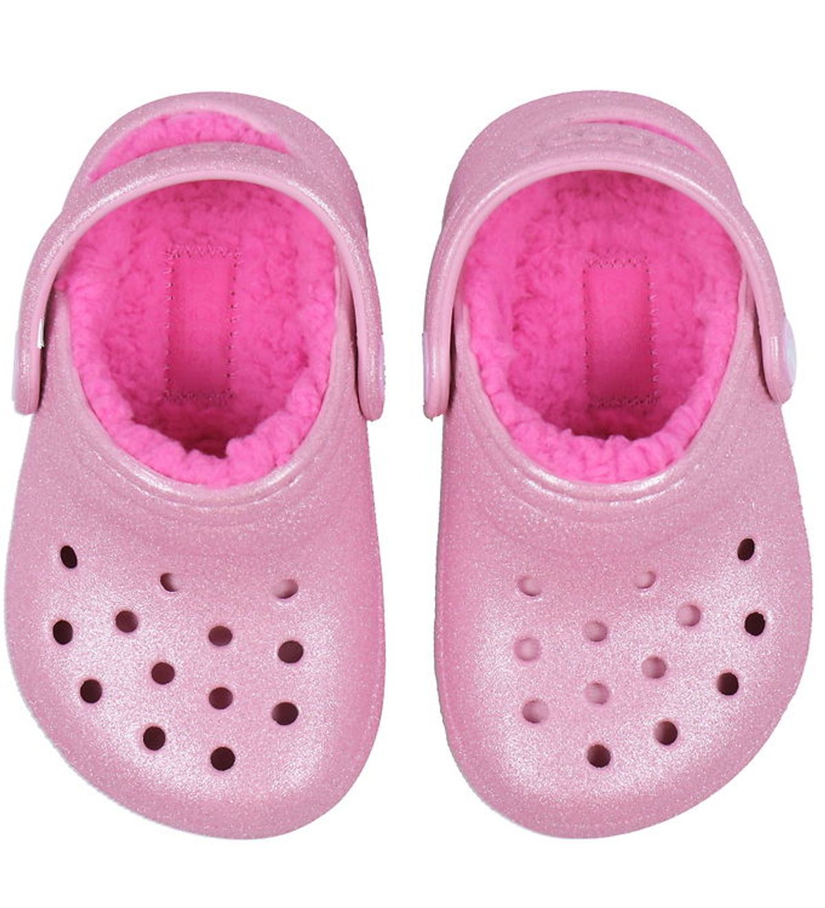 Crocs Sandaler m. For - Classic Lined Glitter Clog T - Pink Twee