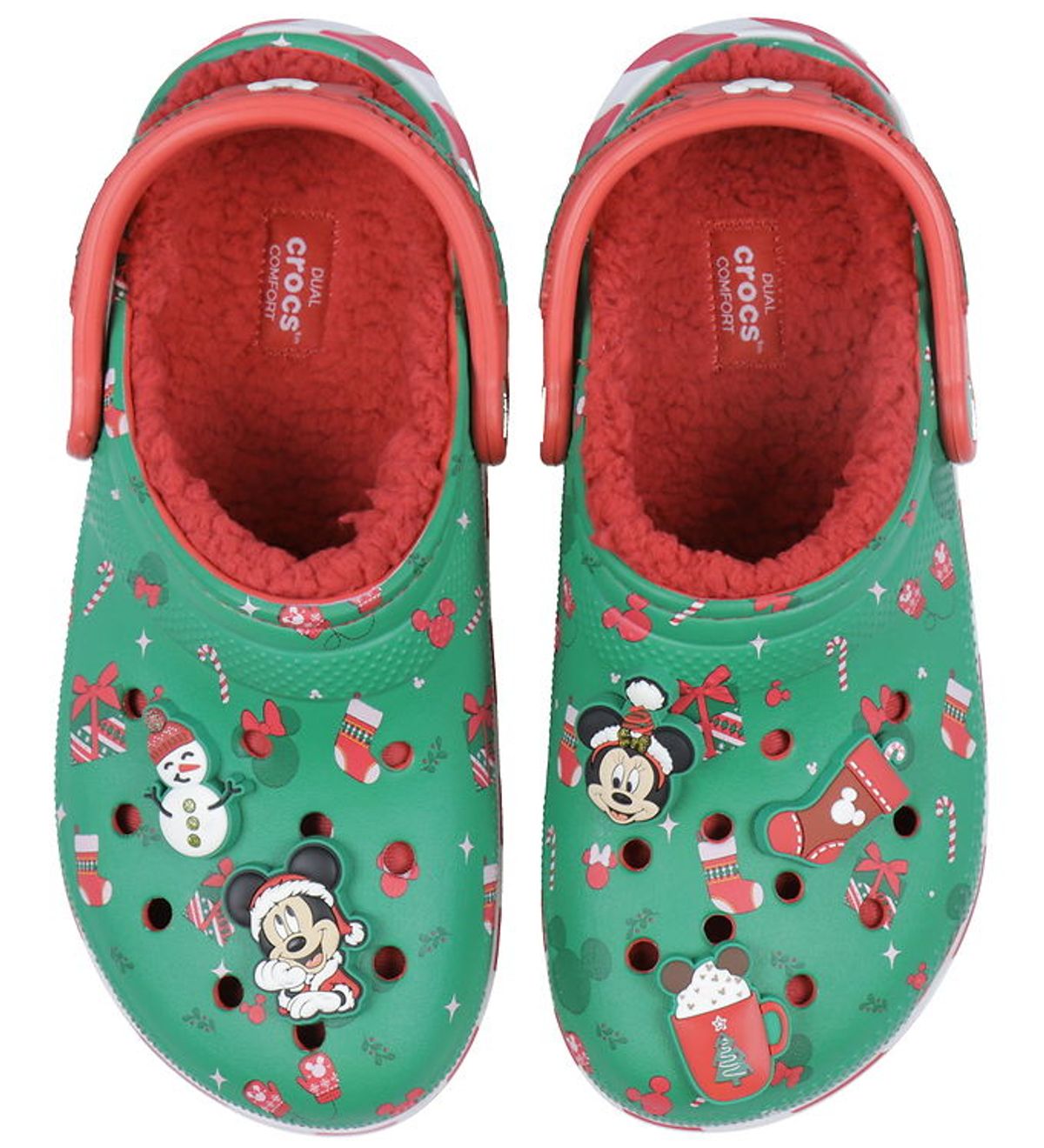 Crocs Sandaler m. For - Mickey Xmas Lined Classic Clog - Multi