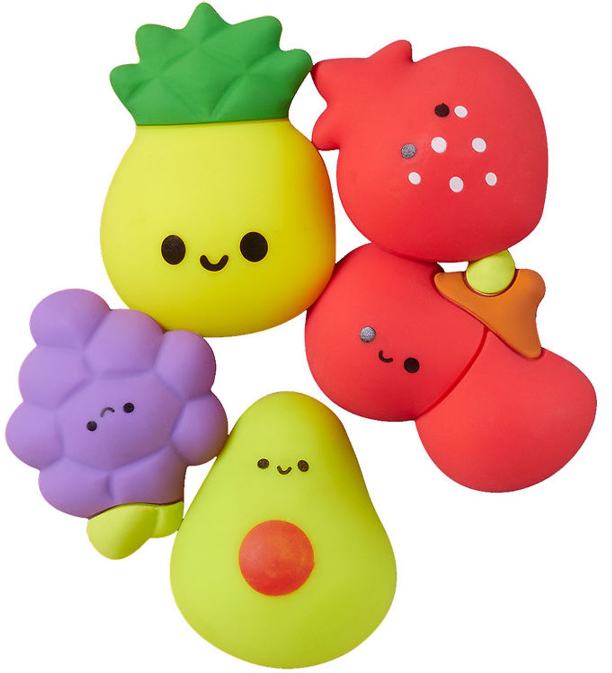 Crocs Vedhæng - Squish Fruits - 5-pak