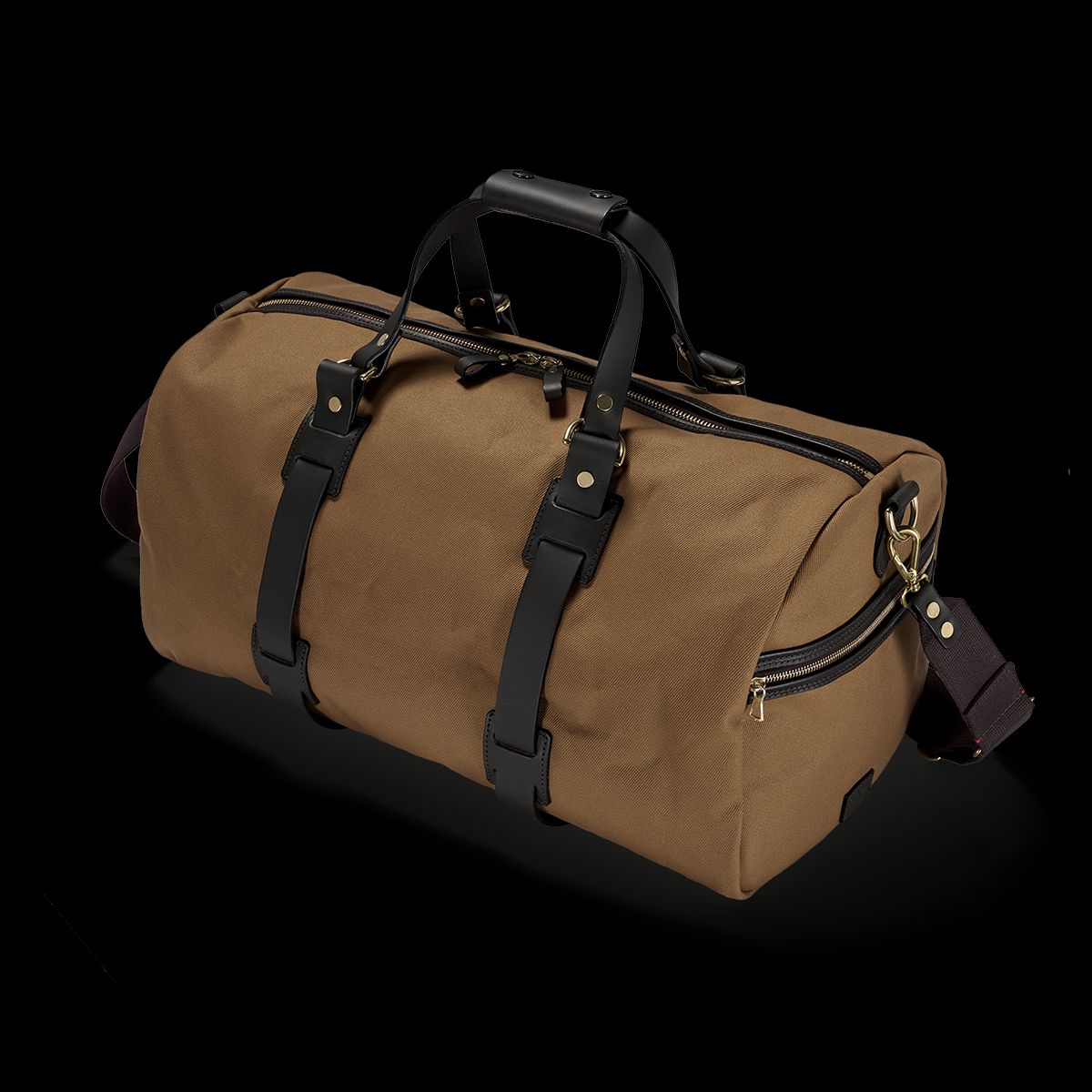 CROOTS British Twill Duffle Holdall, tan mellembrun - Medium