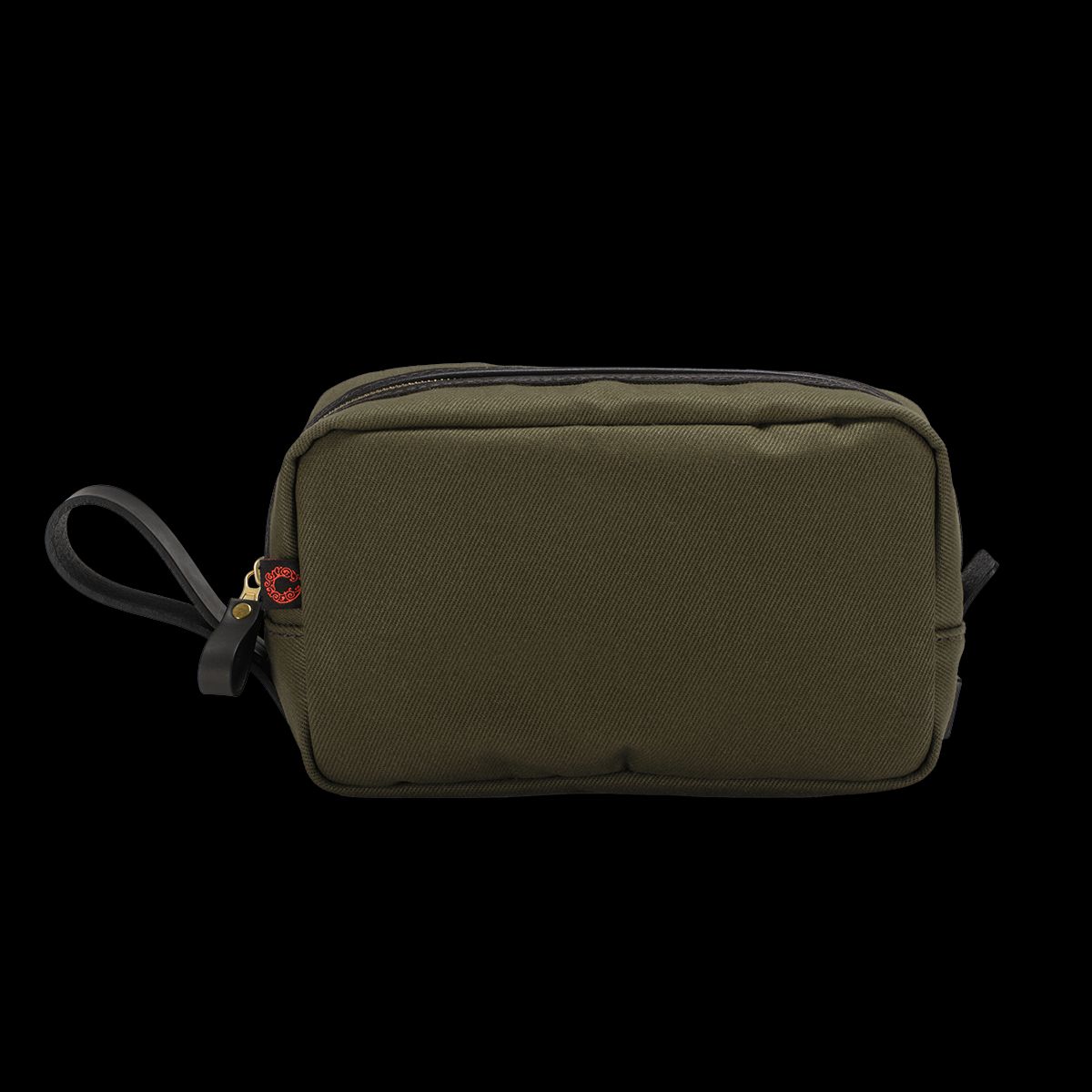 CROOTS British Twill Wash Bag, olivengrøn