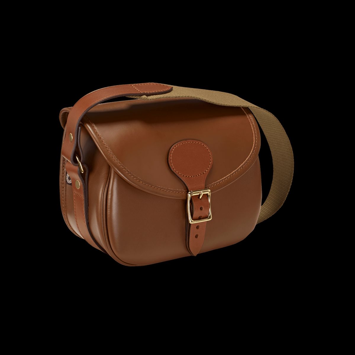 CROOTS Byland Cartridge Bag, læder, london tan - 100 patroner