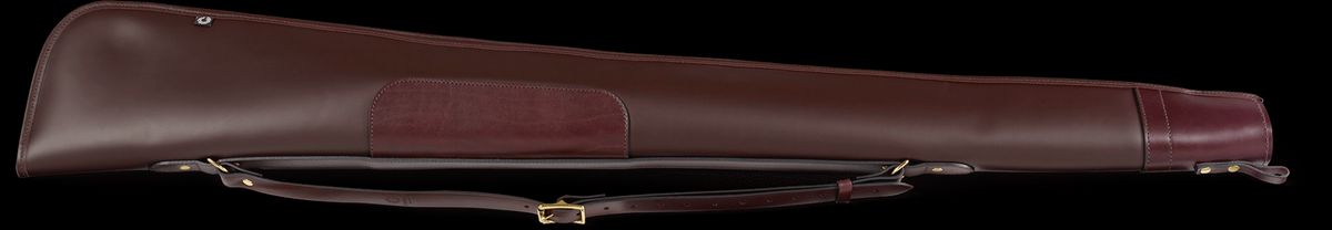 CROOTS Byland Shotgun Slip zip only, læder, oxblood - 30"