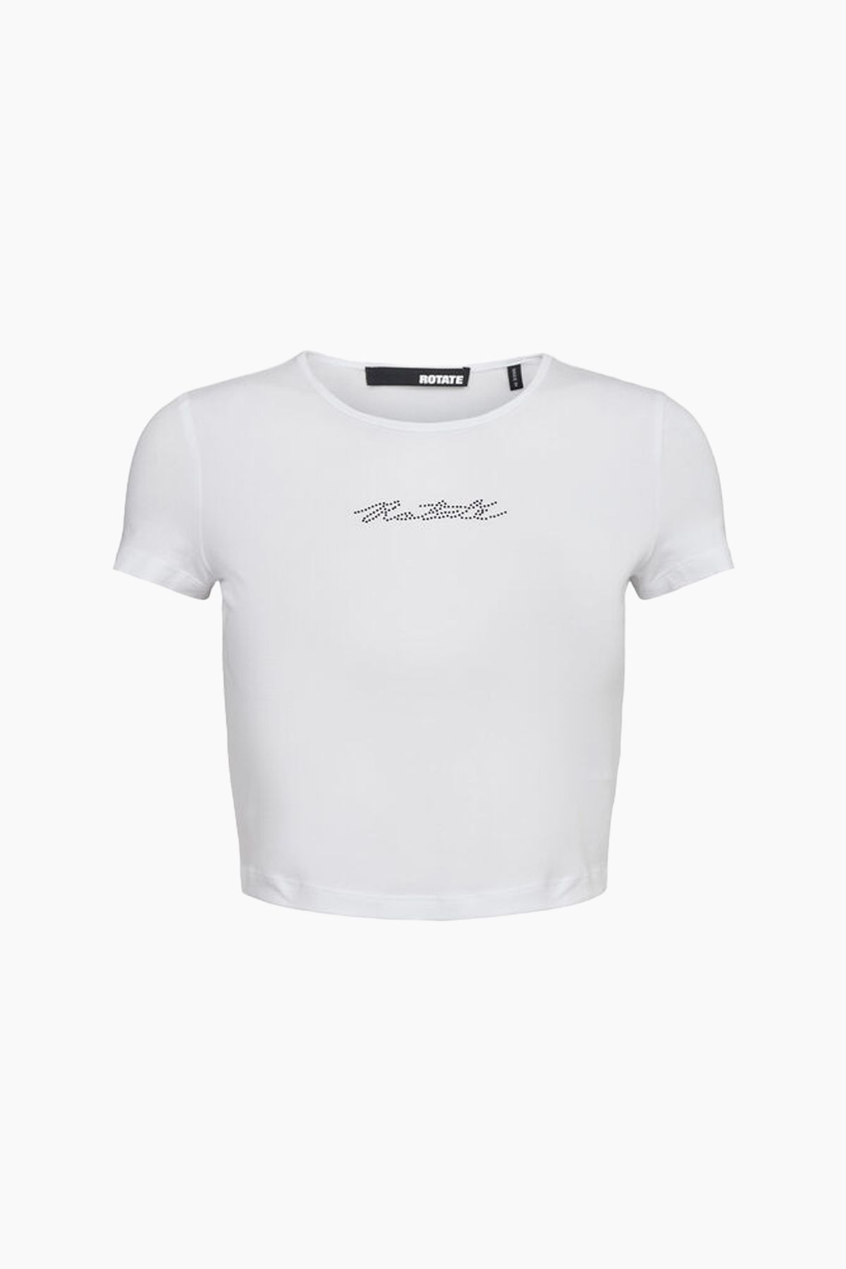 Cropped T-shirt - Bright White - ROTATE - Hvid L