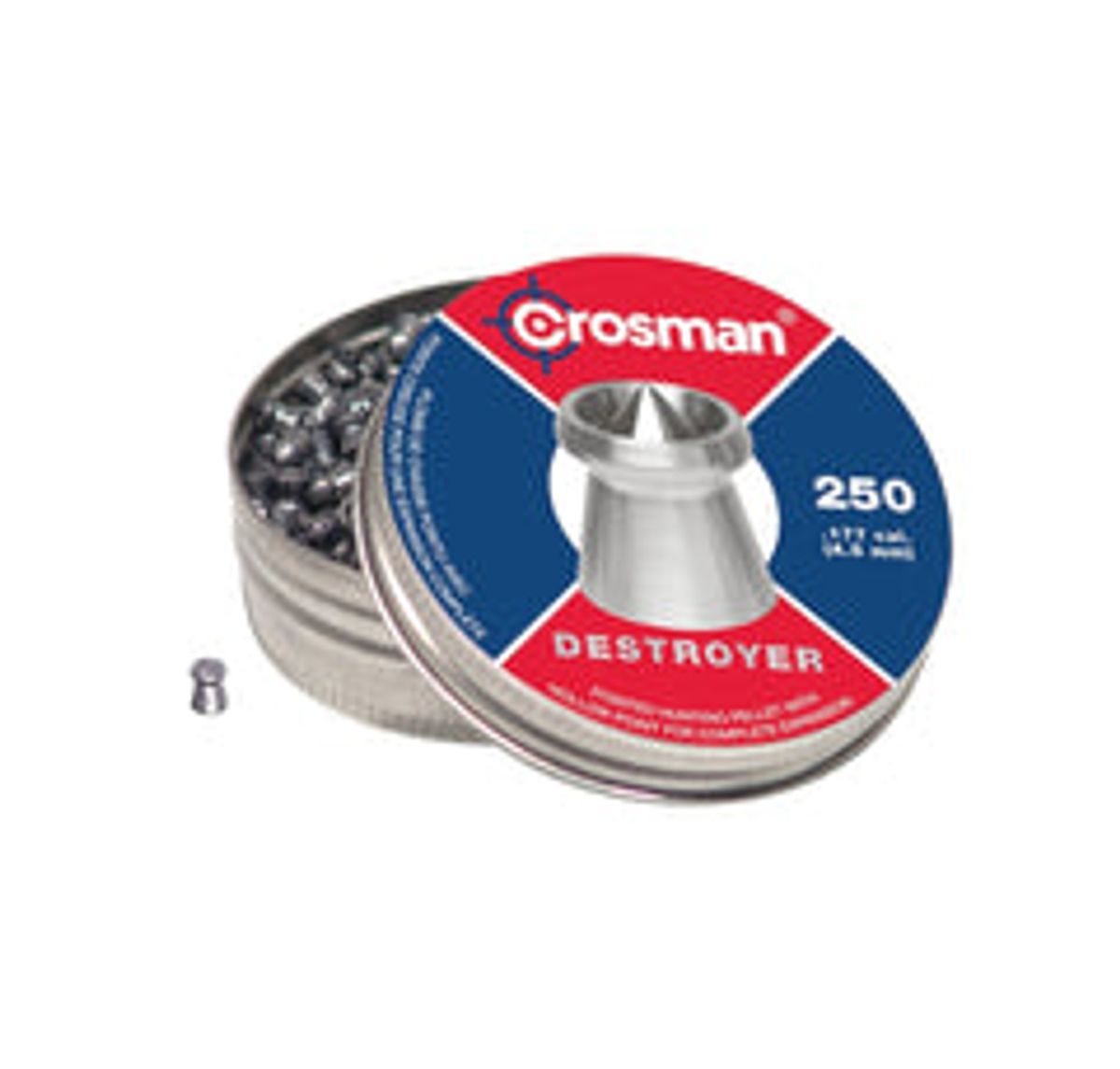 Crosman destroyer hagl 250 stk, 0,48 gr 4,5mm