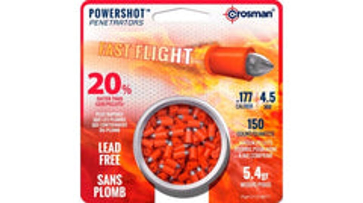 Crosman Fastflight blyfri hagl 150stk, 0,35g. 4,5mm