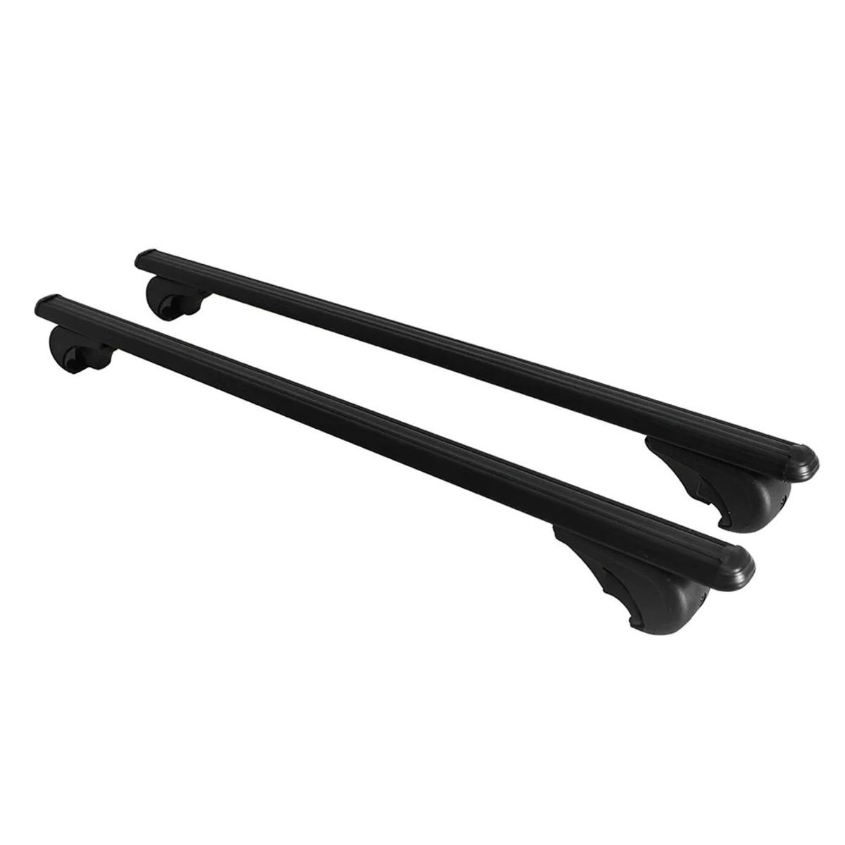 Crossbar 2 pcs. for rails TUV 75kg - Aluminium Black - 2X-Long