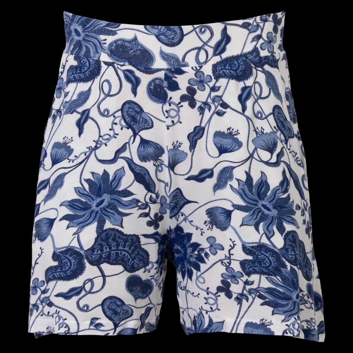 Crossbow Dame Shorts i bambus - Blå/hvid - 2XL