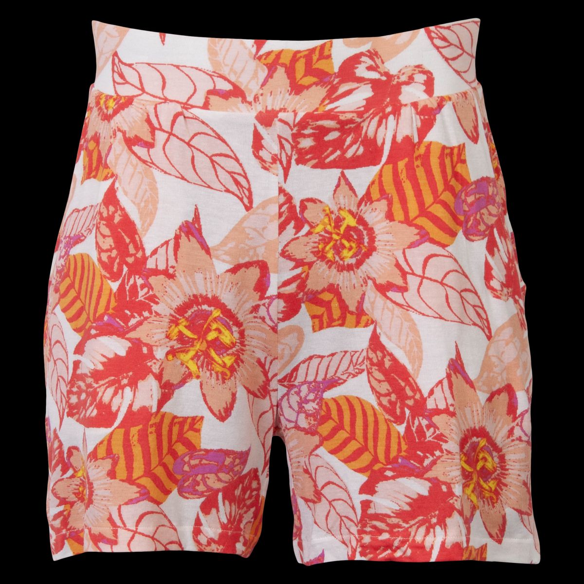 Crossbow Dame Shorts i bambus - Orange/pink - 2XL