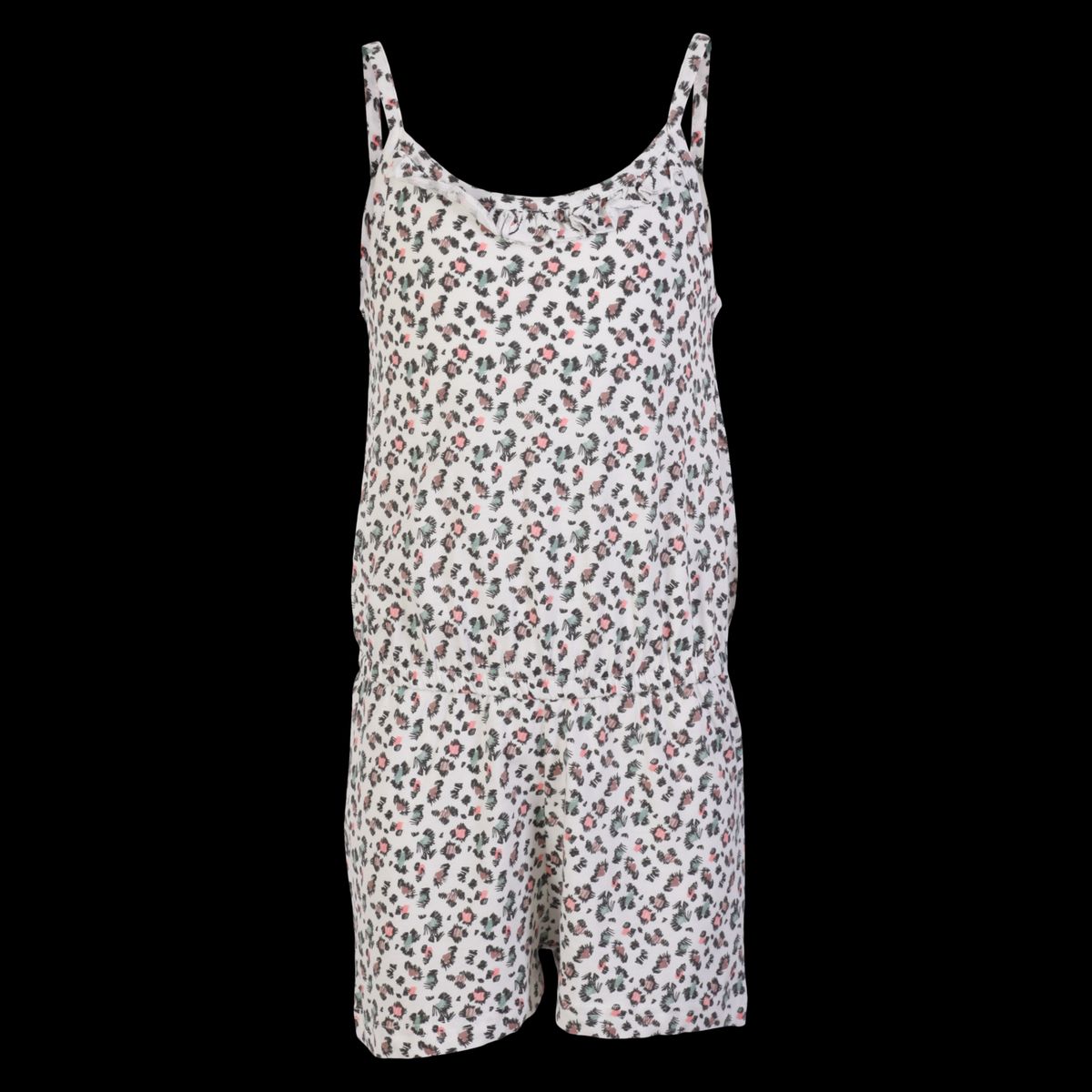 Crossbow Pige Jumpsuit - Hvid m. Print - 110/116