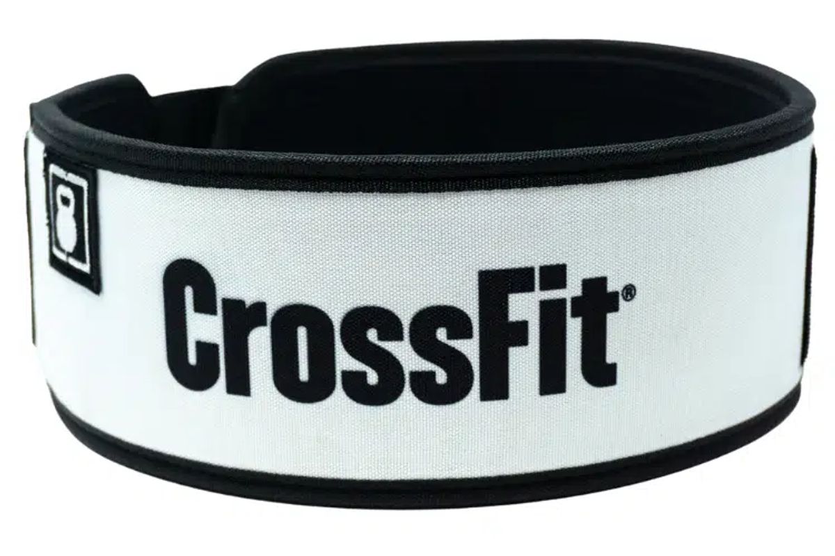 Crossfit White - Straight Belt fra 2Pood XS