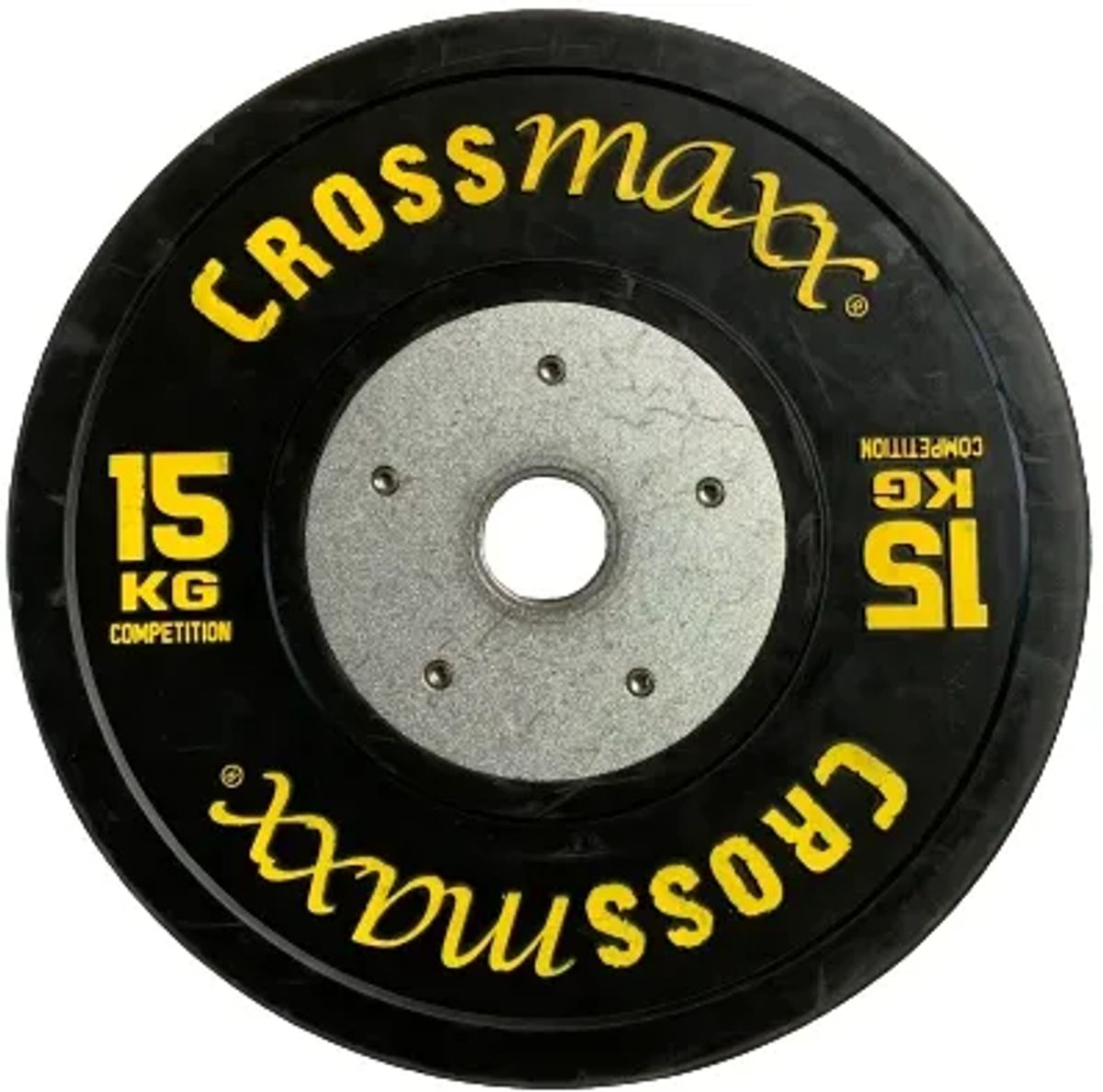 Crossmaxx Competition Bumper Plate 15 kg Black