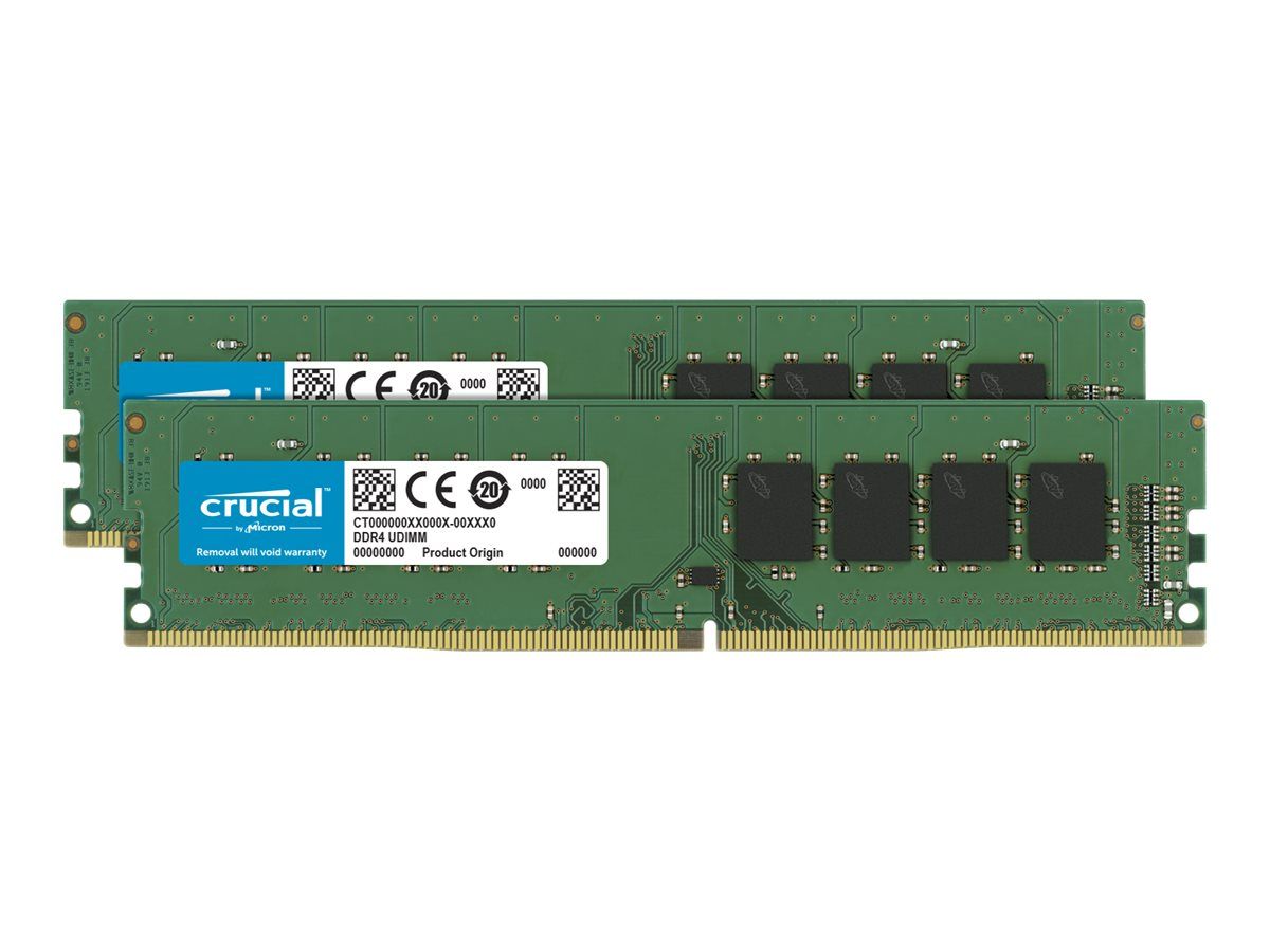 Crucial DDR4 32GB kit 3200MHz CL22 Ikke-ECC