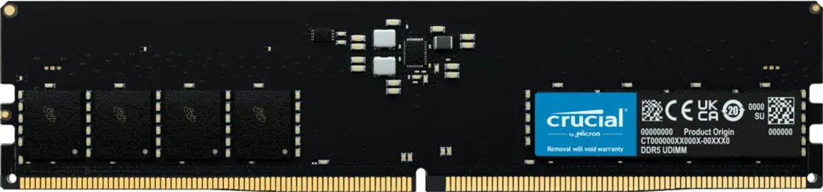 Crucial DDR5 32GB 4800MHz CL40 Ikke-ECC