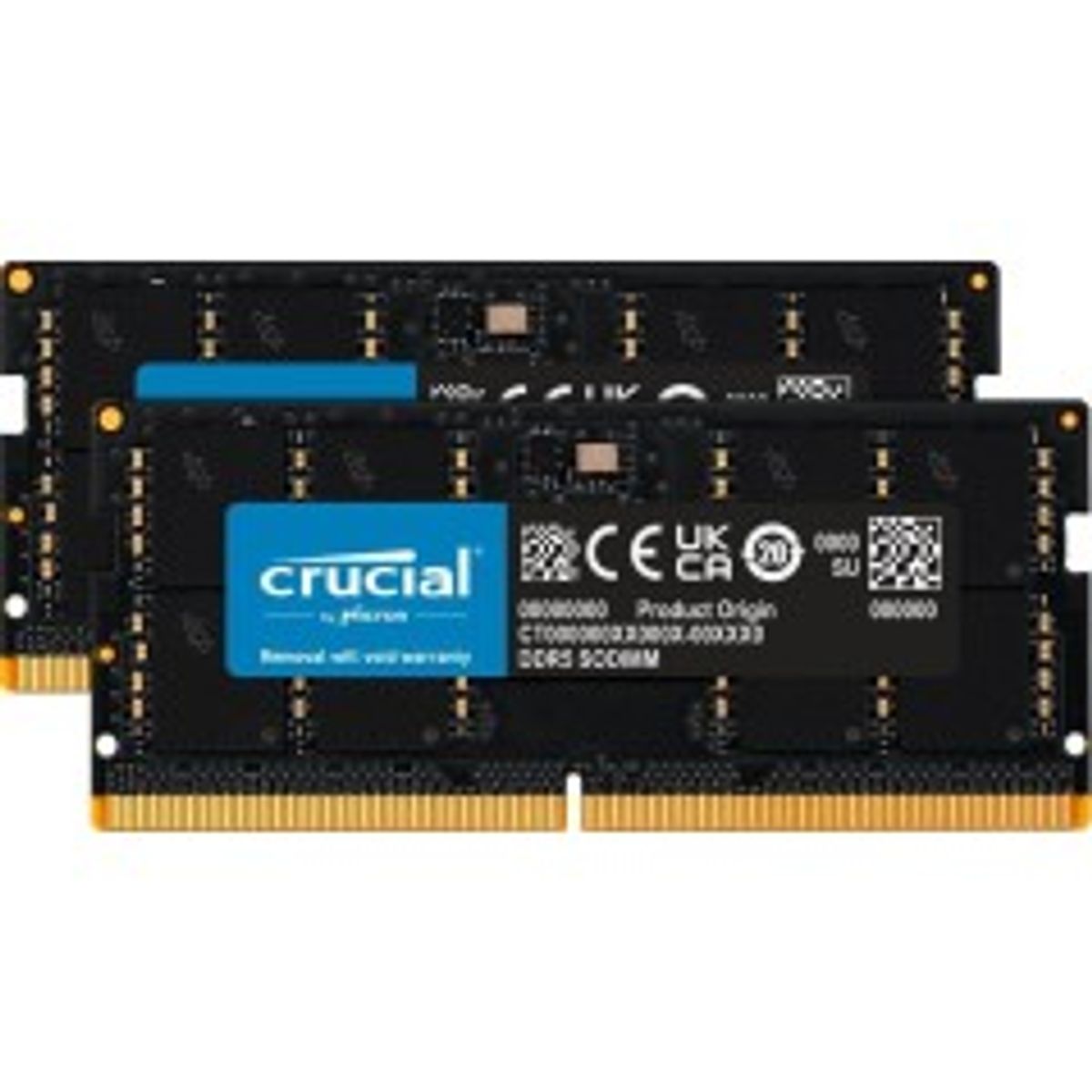 Crucial DDR5 64GB kit 4800MHz CL40 Ikke-ECC SO-DIMM 262-PIN